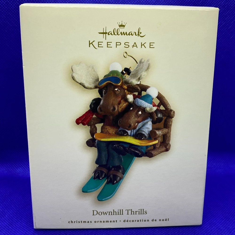 Hallmark Keepsake Ornament "Downhill Thrills" 2007